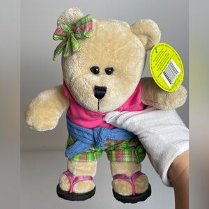 Starbucks Barista Adorable Plush Bear with Pink Outfit